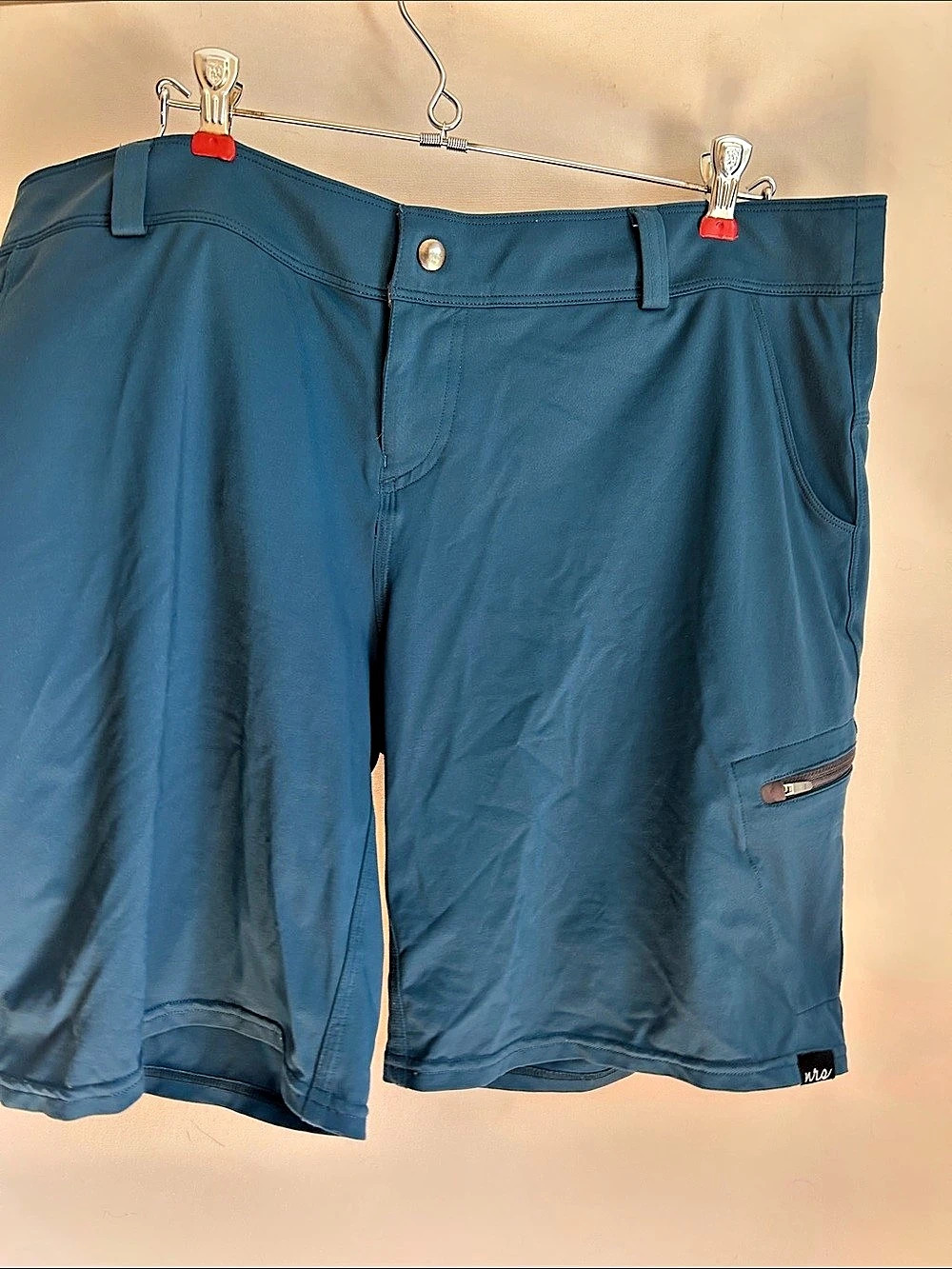 NRS women’s Guide Short Hybrid Shorts Blue Waist 14
